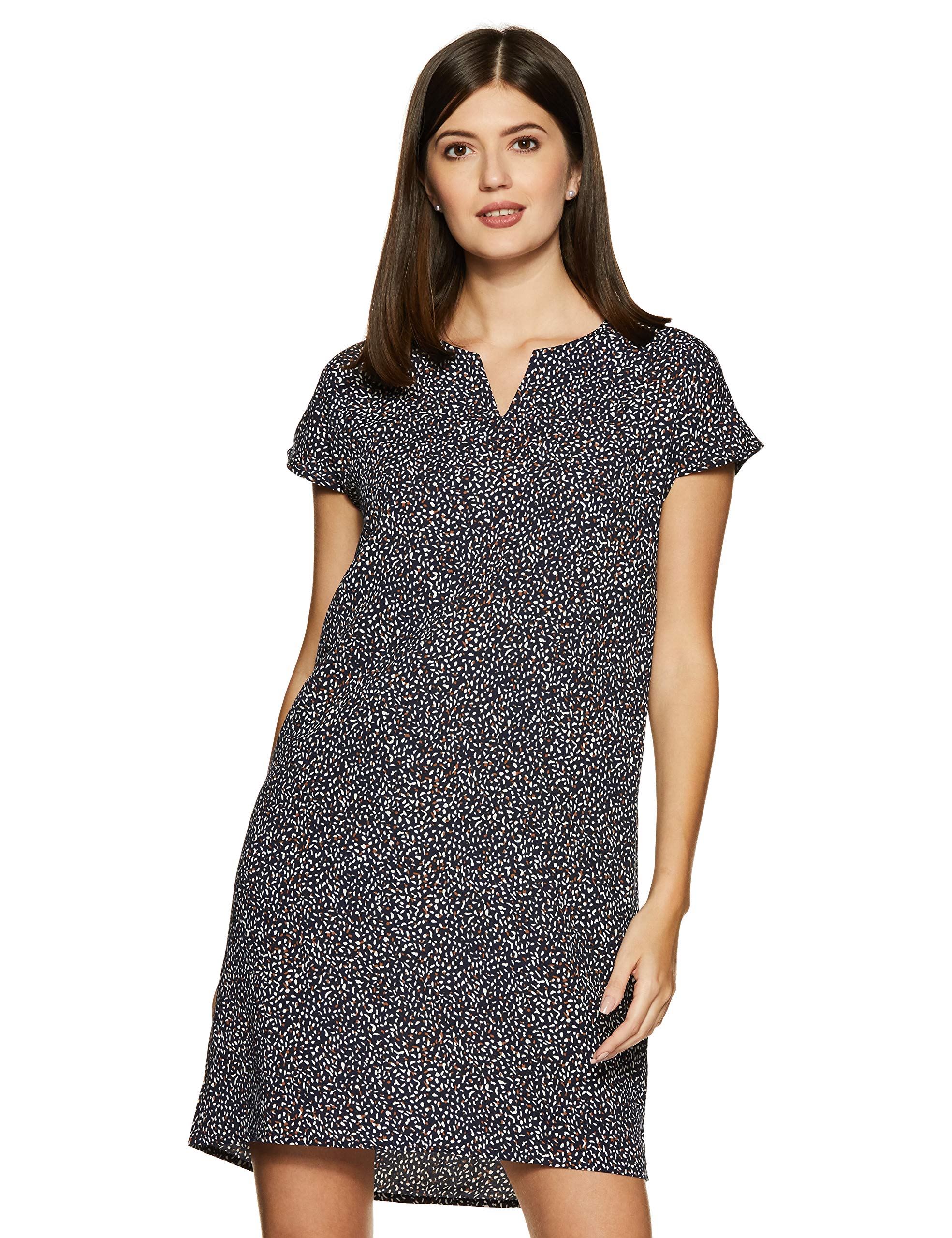 ABOF Women's Shift Knee-Long Dress