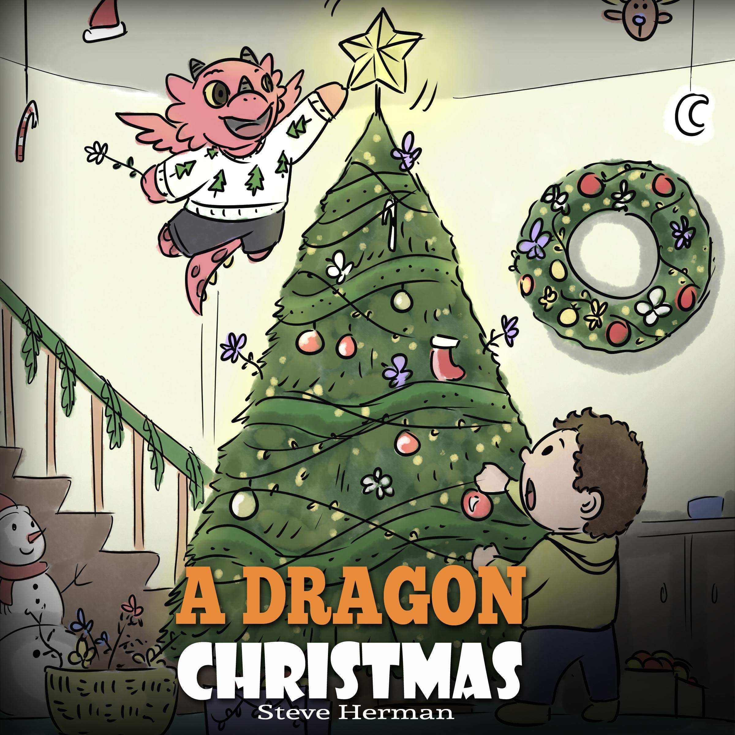 Cover art for A Dragon Christmas: Help Your Dragon Prepare for Christmas