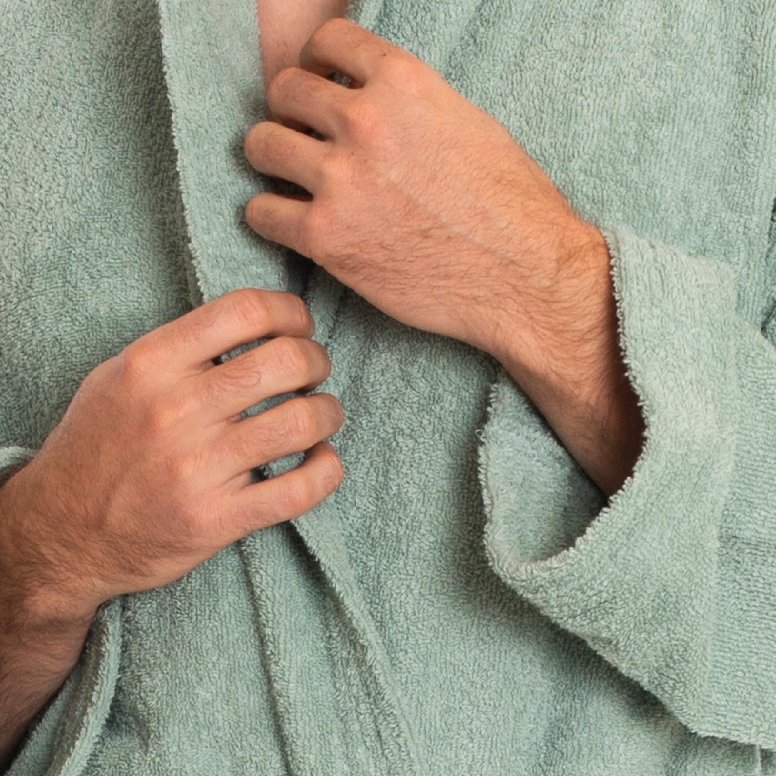 Lavea Mexico – Bademantel Damen & Herren aus 100% Baumwolle – weicher Frottee Morgenmantel mit Kapuze, Unisex Design, Ideal für Sauna & Zuhause, saugstark & pflegeleicht