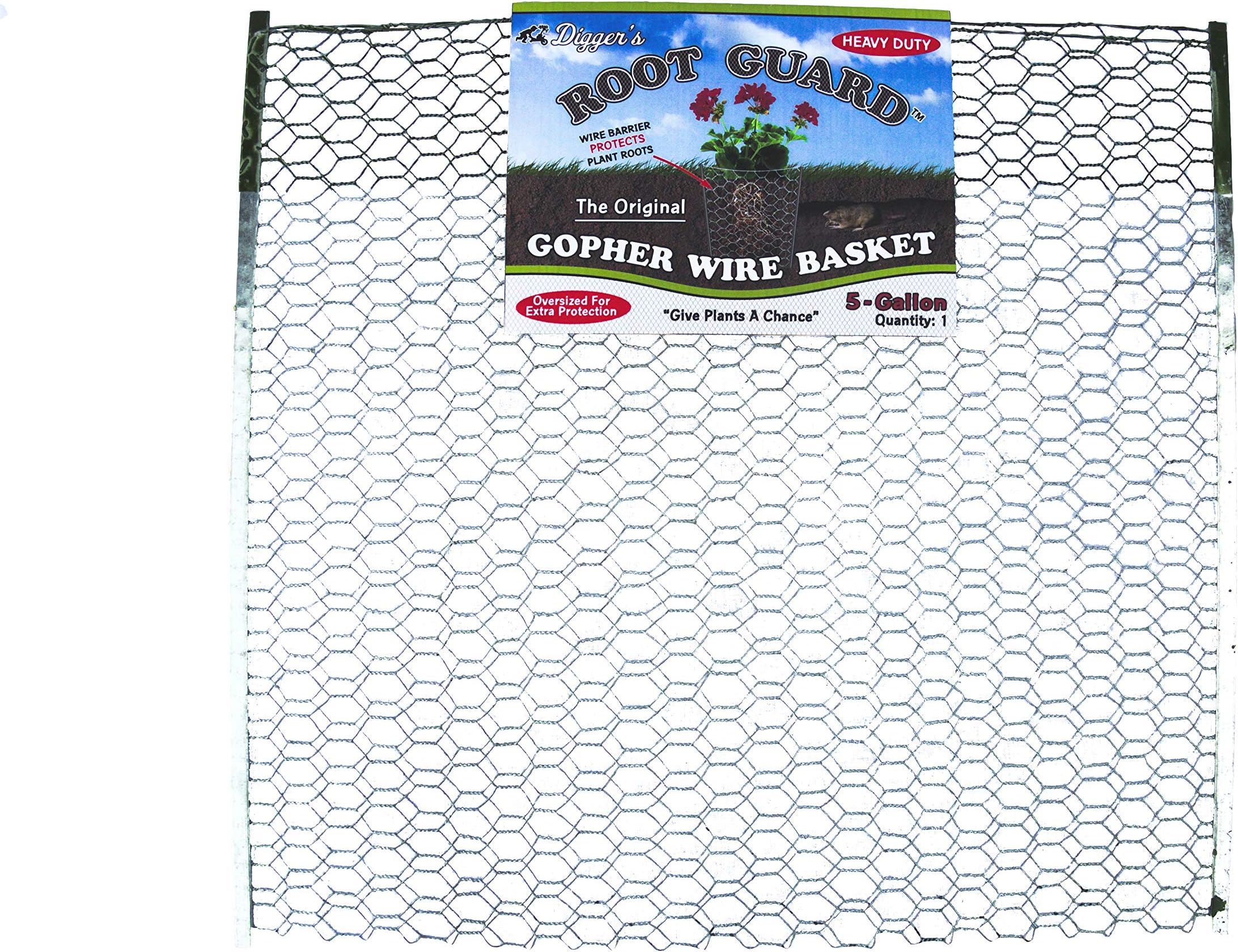 Digger’s 5-Gallon Heavy-Duty Wire Basket - Gopher Wire Baskets for Shrubs, Vines, & Bushes (12 Baskets)