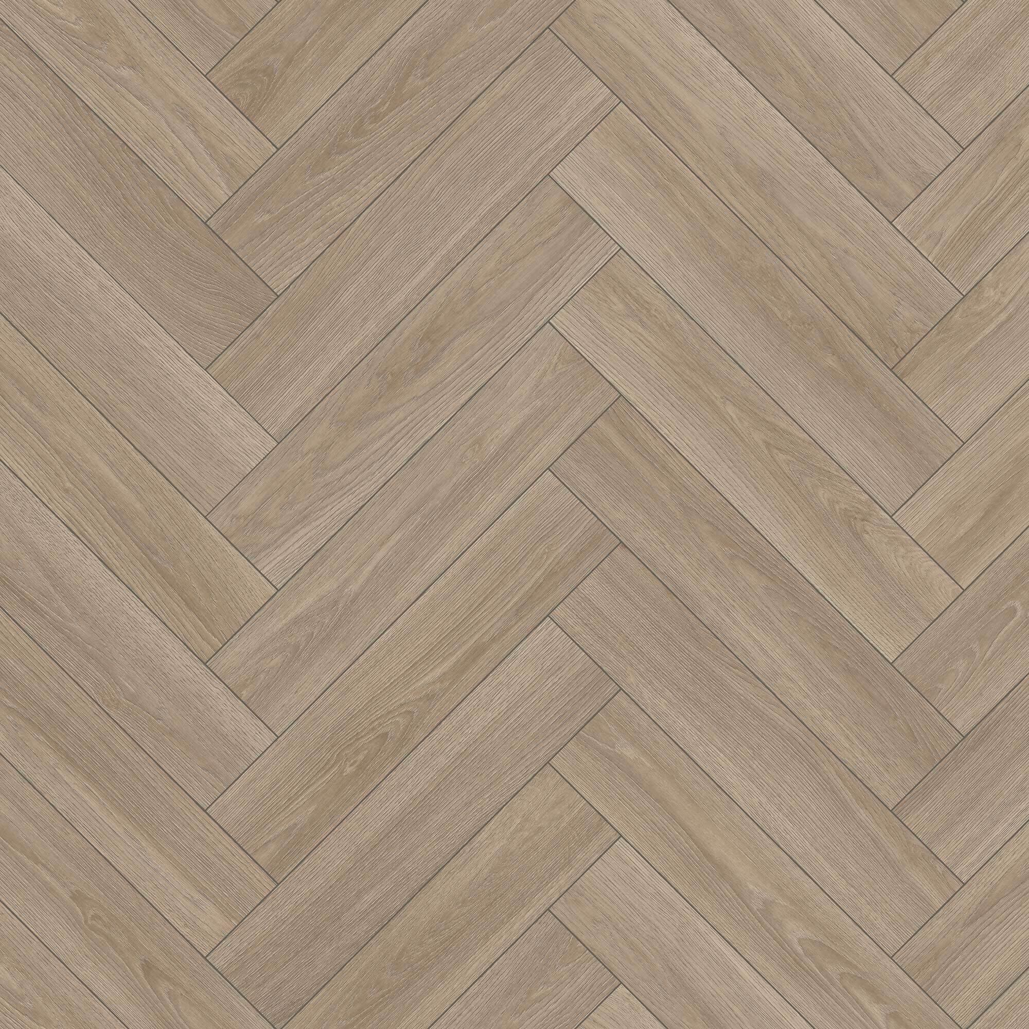 Vinyl Flooring Wood Oak Herringbone Design Foam Backed Vinyl Flooring Roll | Non-Slip Easy Clean Waterproof Lino Vinyl Floor | Living Dining Room, Lounge, Hallway Flooring (Soft Oak, 2m x 6m)