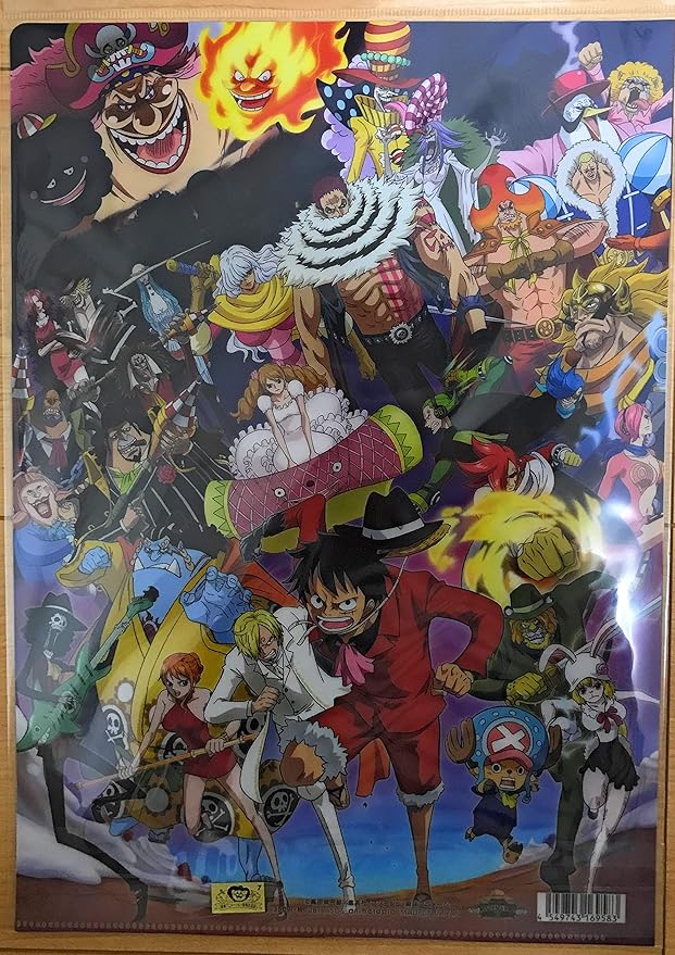One Piece ワンピース 麦わらストア限定 クリアファイル ルフィ Vs カタクリ アニメ 萌えグッズ 通販 Amazon