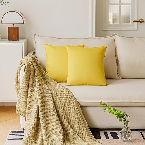 Miniatura 5 de NiNi ALL - Juego de 2 fundas de almohada impermeables para exteriores, decorativas, para casa de campo, jardín, patio, tienda de campaña, sofá, de