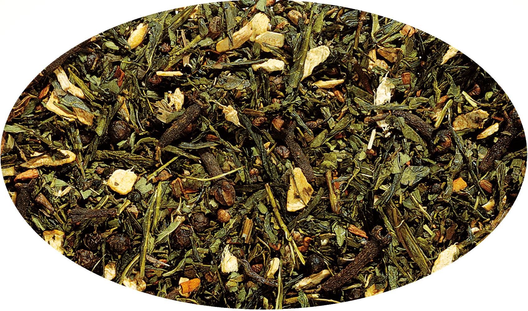 Eder Gewürze - Grüntee Green Chai Kardamom-/Zimt-Note aromatisiert - 1kg