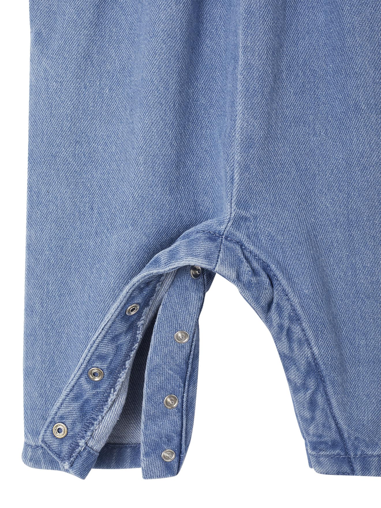 VERTBAUDET Ensemble 2 pièces naissance salopette en denim + body