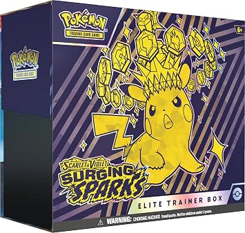 Pokemon TCG: Scarlet & Violet - Surging Sparks Elite Trainer Box