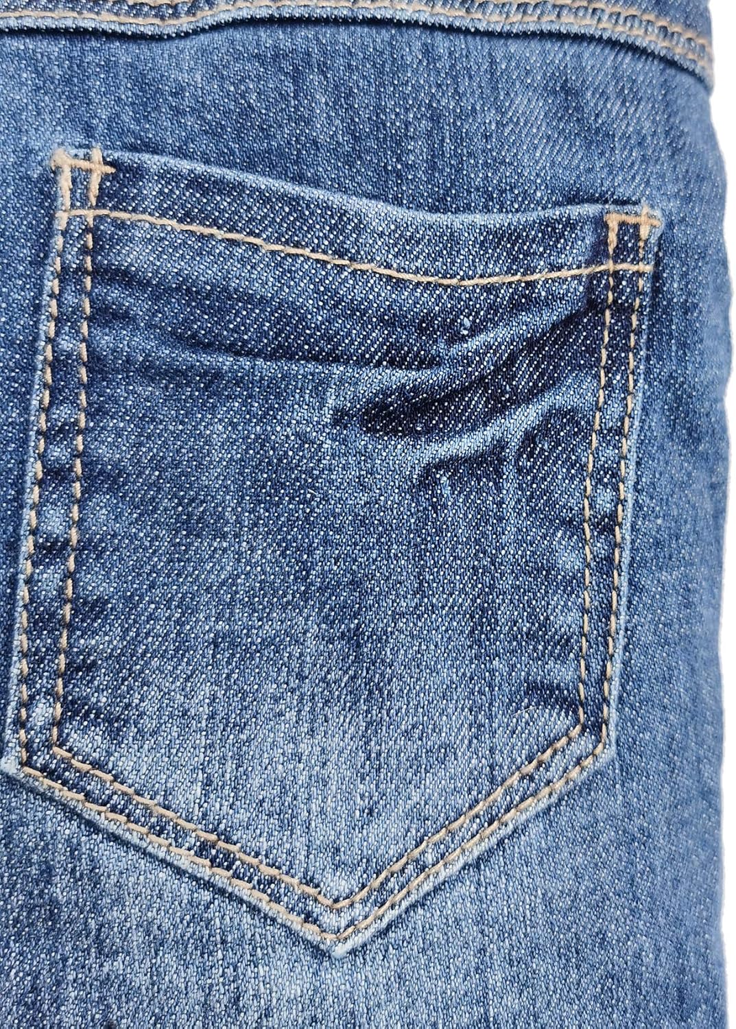 KIDSCOOL SPACE Baby Denim Overall,Toddler Little Soft Cute Jean Jumper - Image 4