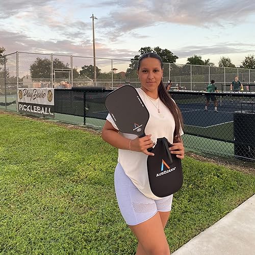 Miniatura 7 de Pickleball Paddle,Pickleball Paddles-3K Raw Carbon Fiber Pickle Ball Paddle Surface with Great Grit & Spin,T700 Pickleball Racket with Excellent