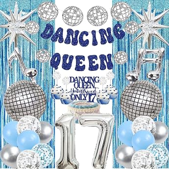 17th Birthday Girl Dancing Queen - Pack of 30 Decoration for Girls