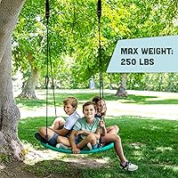 Vista 2 de Squirrel Products Dos correas de nailon para colgar columpios de árbol, 5 pies cada una