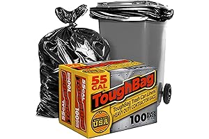 ToughBag 55 Gallon Trash Bags (Heavy Duty & Commercial)