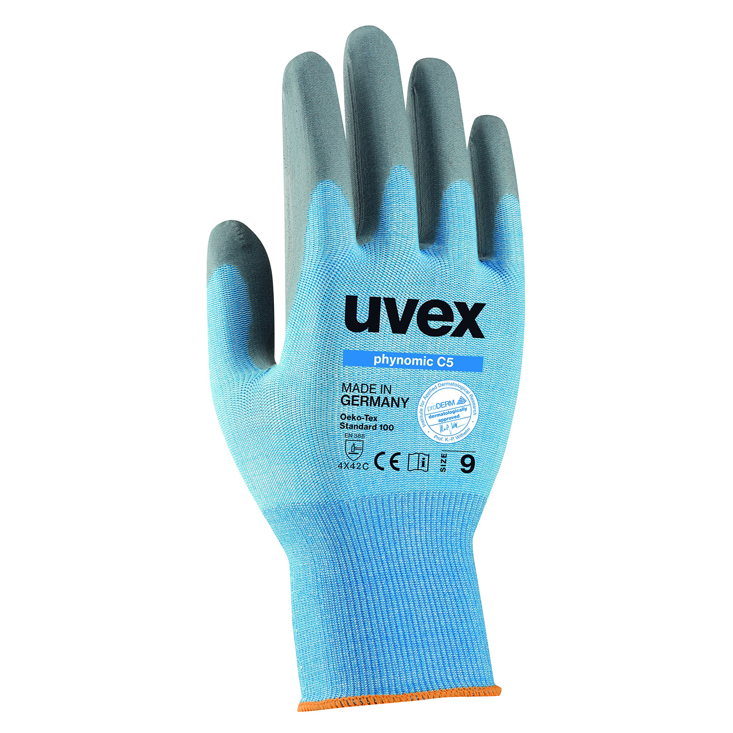 UVEX PHYNOMIC C5 GLOVE BLUE 11