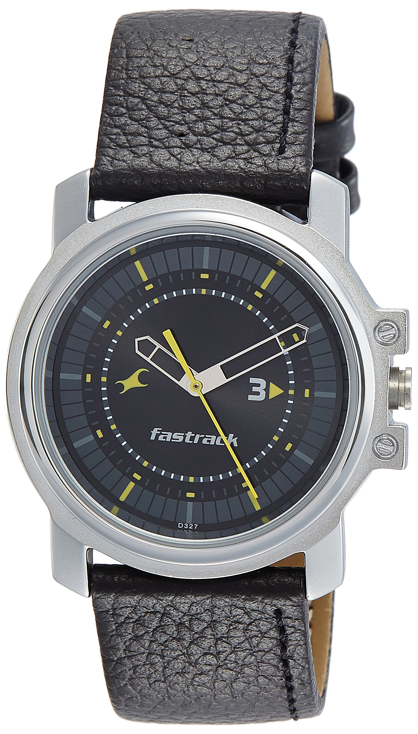 Fastrack Leather Analog Black Dial Mens Watch-Nl3039Sl02/Nr3039Sl02, Band Color:Black (B0731793FG) Amazon Price History, Amazon Price Tracker