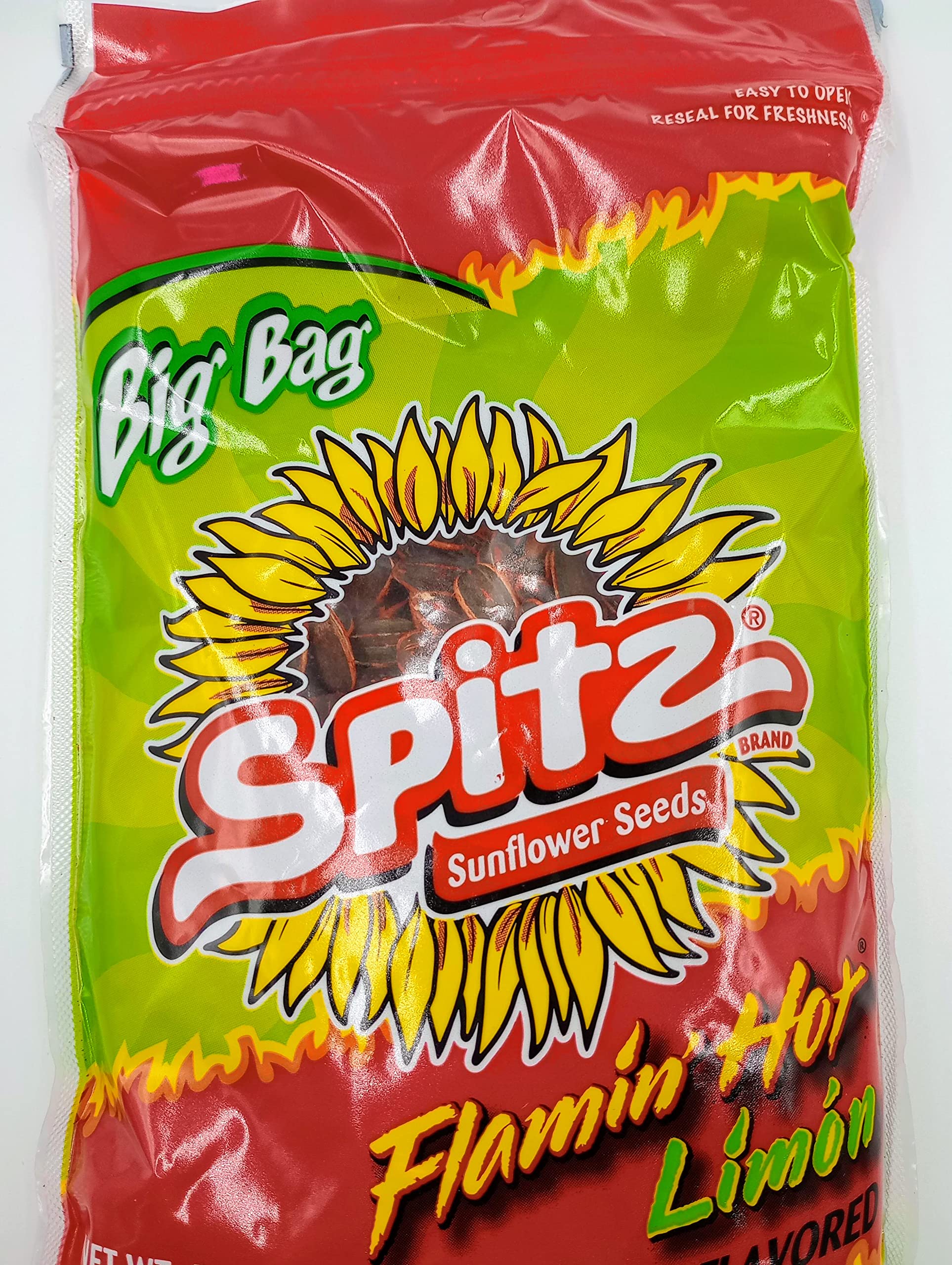 Photo 1 of * 5 BAGS* Spitz Sunflower Seeds, Flamin Limon 6oz Bag (Pack of 1) DATED MAR 2024