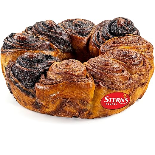 Chocolate N Cinnamon Babka Cake | Valentine's Day Gourmet Cookies Gift | Heavenly Food Gift | Kosher & Nut Free | Holidays, Birthdays, Corporate Gift or Sympathy | Wife, Spouse, Daughter, Friend- 2 lb Cake-Stern’s Bakery
