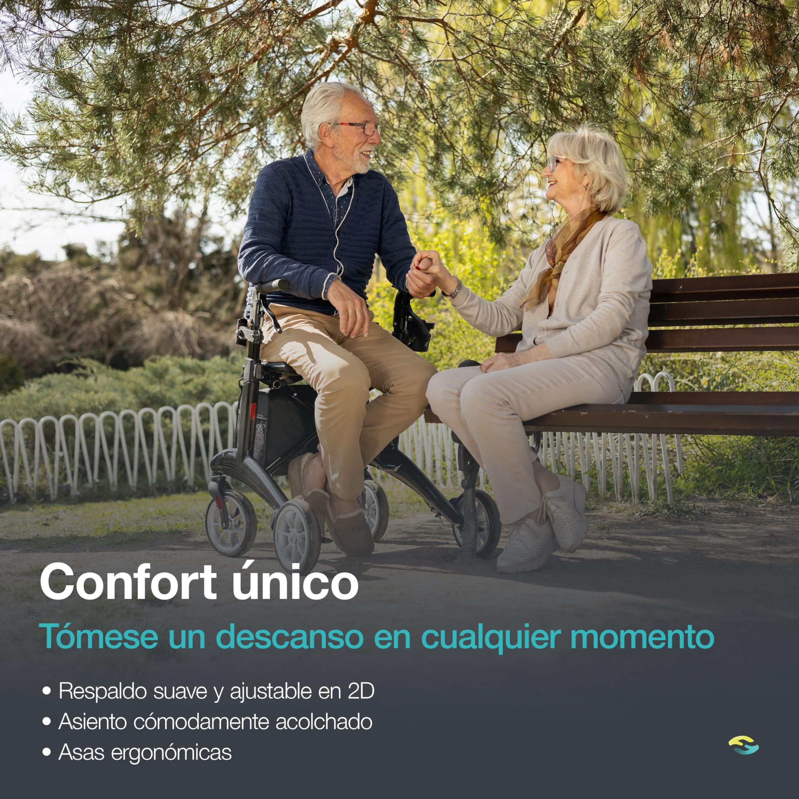 Helavo Andador para ancianos ultraligero de carbono, solo 5,6 kg, Andador con asiento ligero de fibra de carbono para personas mayores