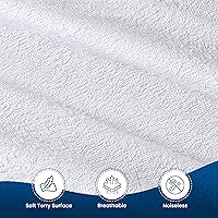 Vista 8 de Utopia Bedding - Protector de colchón de tamaño individual impermeable, paquete de 14 unidades, funda de colchón de rizo de 200 GSM, funda de cama