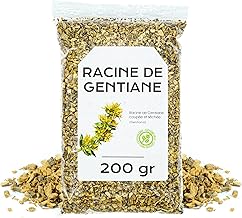 Racine de Gentiane 200gr - Tisana Racine de Gentiane - Thé Racine de Gentiane - Racine de Gentiane en Vrac (200 gr)