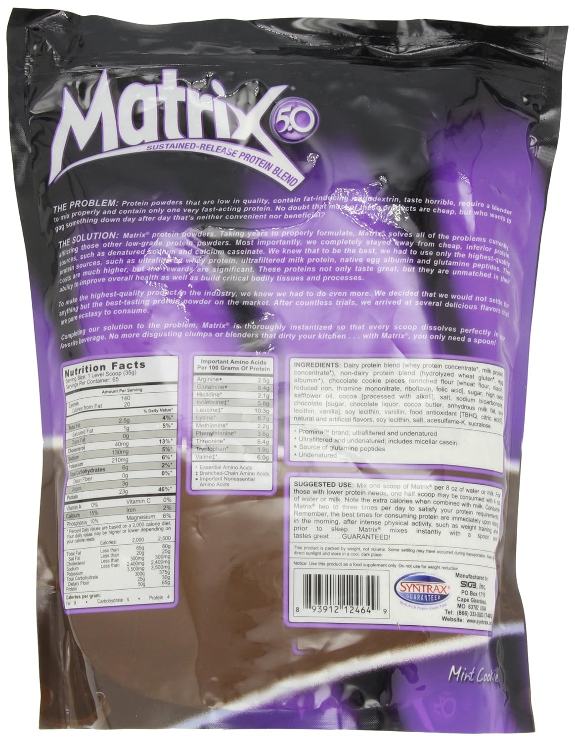 Syntrax Matrix 5, pó de biscoito de menta, 2,3 kg em promoção! Veja a oferta e mais achadinhos de Vitaminas & Suplementos 4 Hoje é o melhor dia para comprar Syntrax Matrix 5, pó de biscoito de menta, 2,3 kg com aquele preço maroto! Promoção! Aproveite a oferta! 4