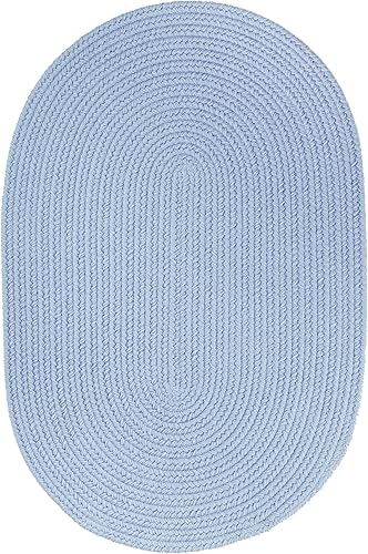 Miniatura 40 de Tapete de interior/exterior, diseño texturado trenzado, tapete reversible, Sintético, Marrón Marrón,Negro -,Azul (Hydrangea Blue),Azul