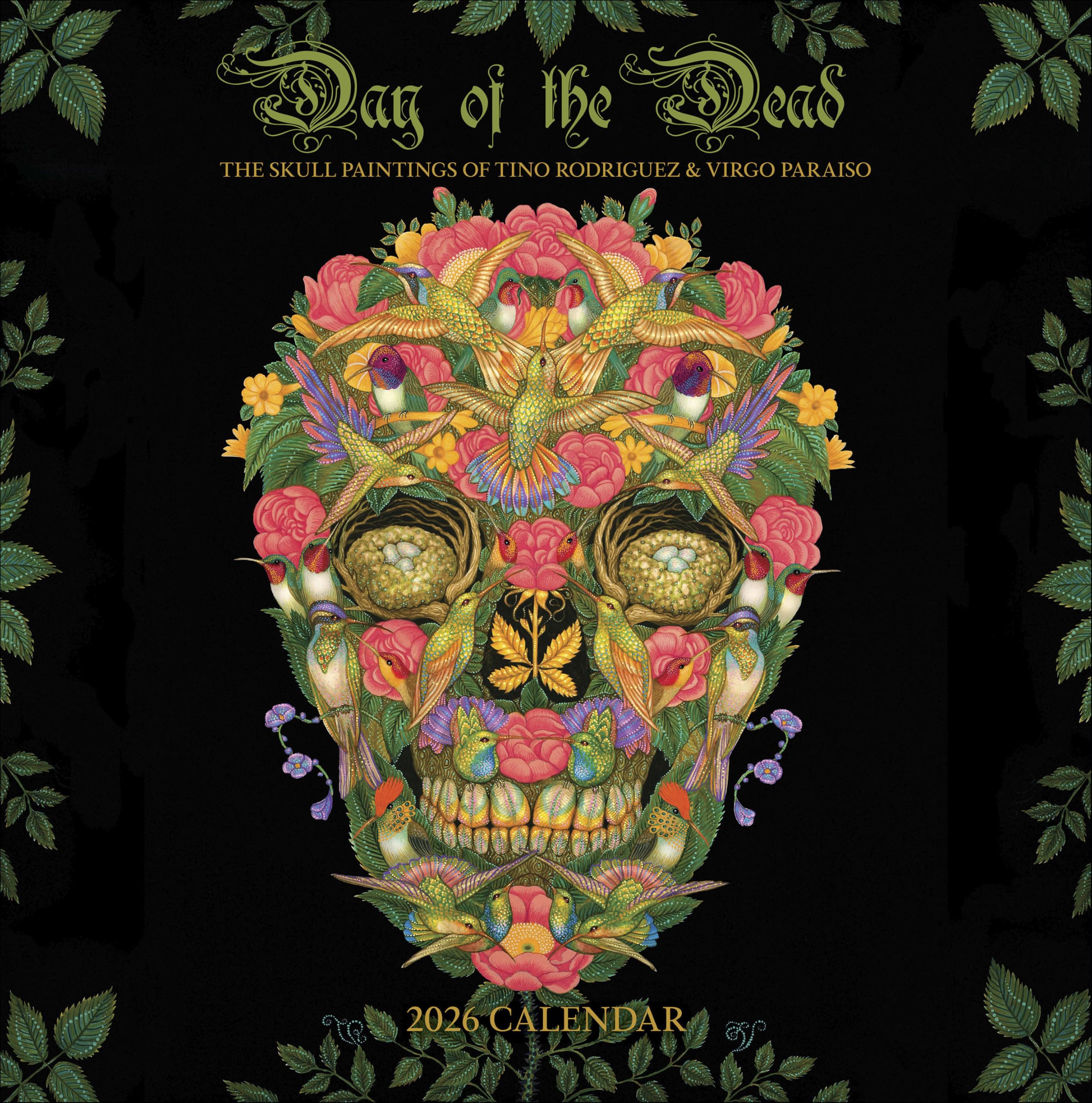 Day of the Dead Calendar 2026, Wall Calendars, Month To View, Art, Gift