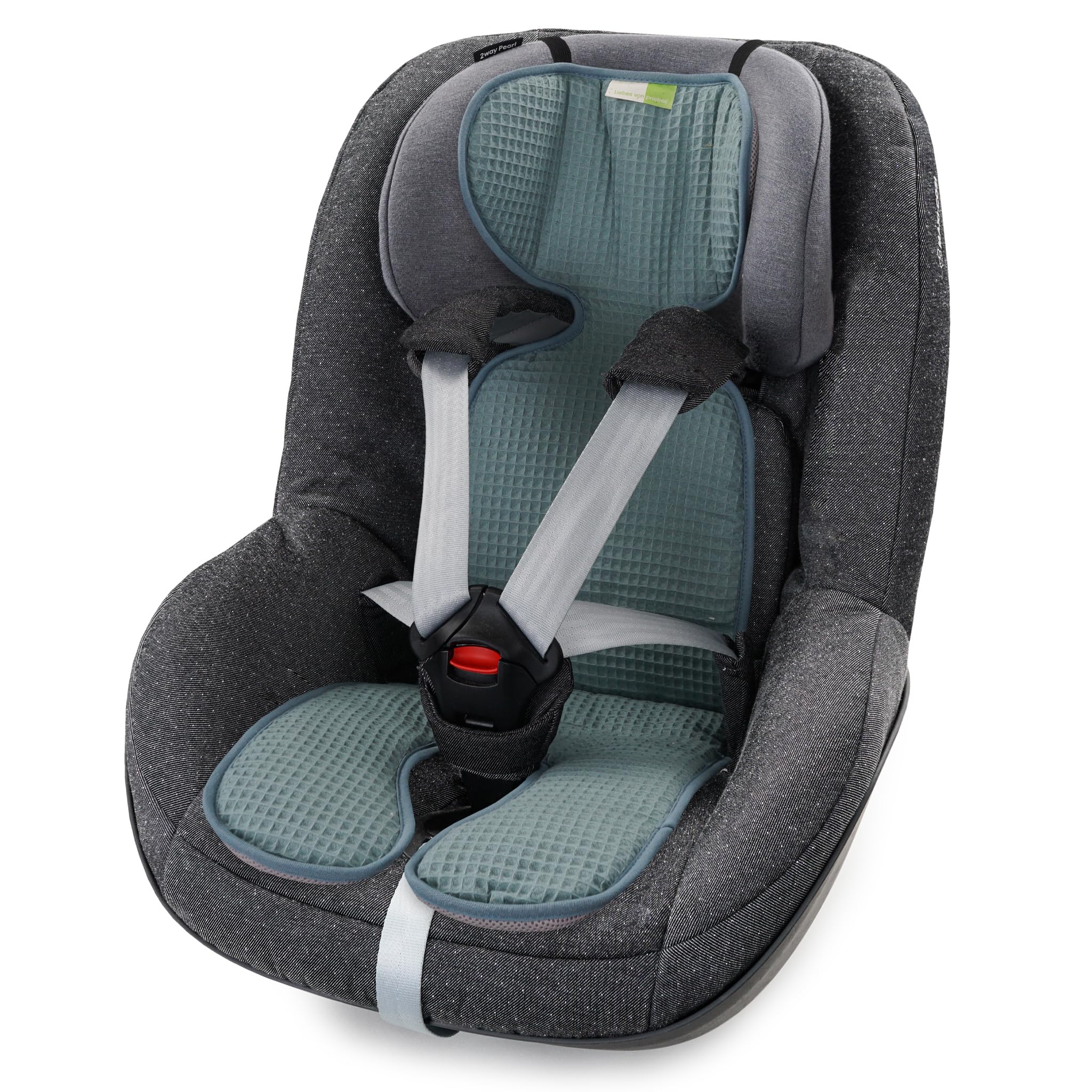 Coolair Sitzauflage für Kindersitze Gruppe 1 (9 kg bis 18 kg) I Atmungsaktive Sommer Sitzeinlage Autositz I Sommerbezug - Kühlt und schützt den Sitzbezug vor Flecken