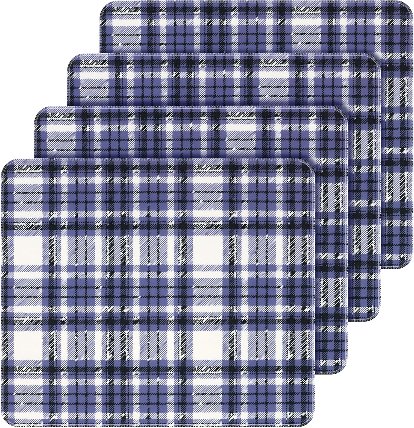 Waterproof Chair Pad, Washable & Reusable - Incontinence Seat Protector, Also as Bed Pad for Men and Women (Dark Blue, 22" x 21" | 4 Pack)