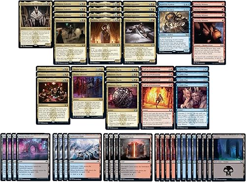 Elite Grixis Maestros Sacrifice Deck – Azul Rojo Negro – Muy potente – Legal moderno – Construido a medida – Magic The Gathering – MTG – 60 cartas!