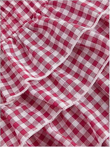 Miniatura 4 de SHENHE Pantalones cortos Y2k con volantes en capas para mujer, tiro bajo, cintura elástica, coqueta