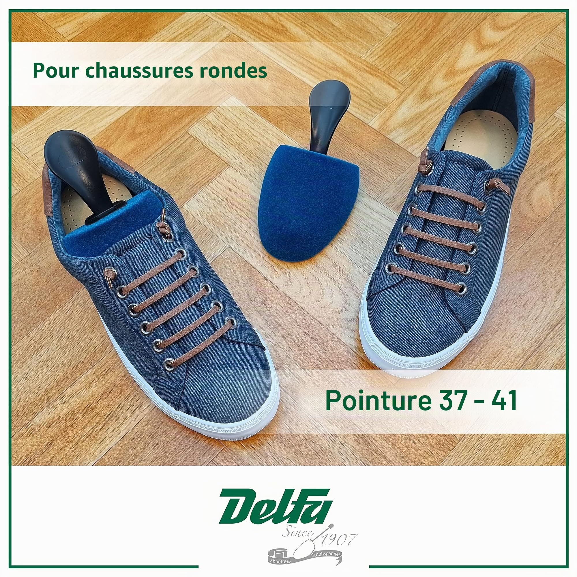 Delfa Samty Embauchoir en mousse pour chaussures rondes - Pour femme - Taille 37-41