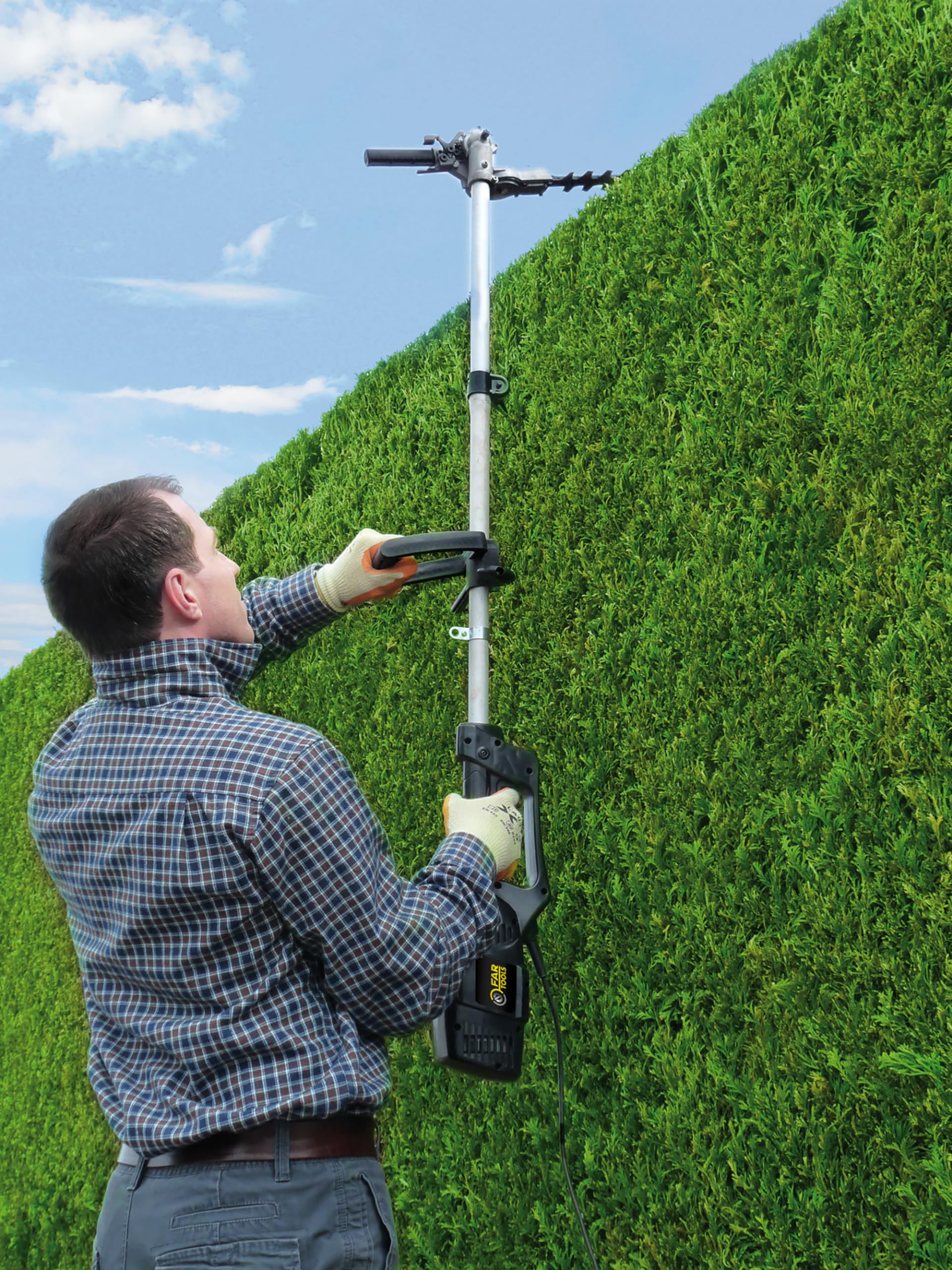 Fartools OMF800-Attrezzo modulabile 2 in 1 da giardinaggio, potenza 900W