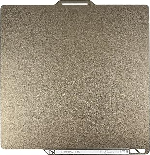 PEI Druckplatte 257x257mm für Bambulab X1 X1C X1E P1P P1S A1, Doppelseitige Strukturierte PEI Spring Steel Druckbett mit QR Code PEI Build Plate für Bambu Lab 3D-Drucker Plattformen