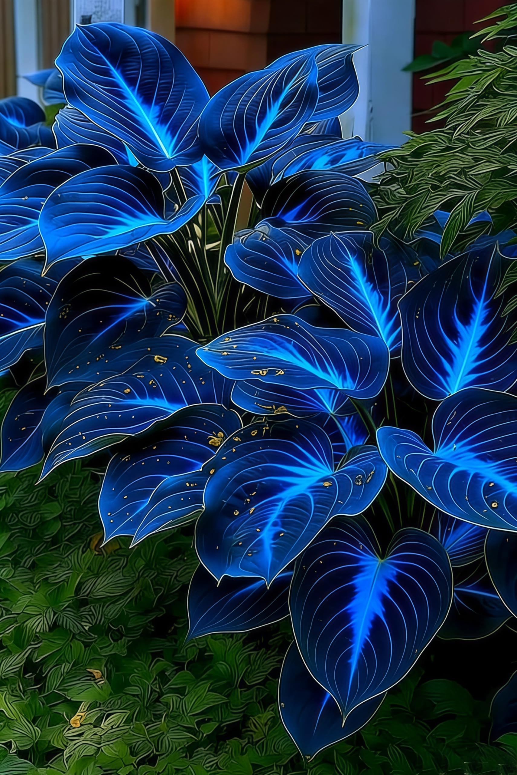 Hosta Bulbs UK,Rare and Beautiful Hosta Bulbs in Bulk,Professional Planting for Stunning Garden Displays-8 Bulbs-E