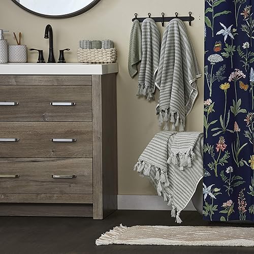 Miniatura 8 de SKL Home by Saturday Knight Ltd. Longborough - Toalla de mano (paquete de 2), color salvia