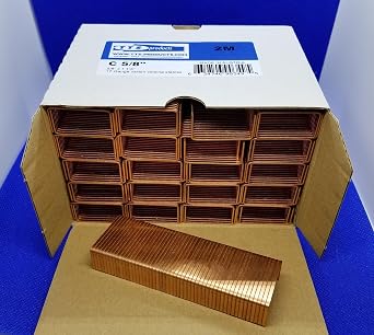 Bulk Carton Closing Staples 5/8" Leg 1-1/4" Crown C 5/8 5 Case Pack 10 Boxes per Case