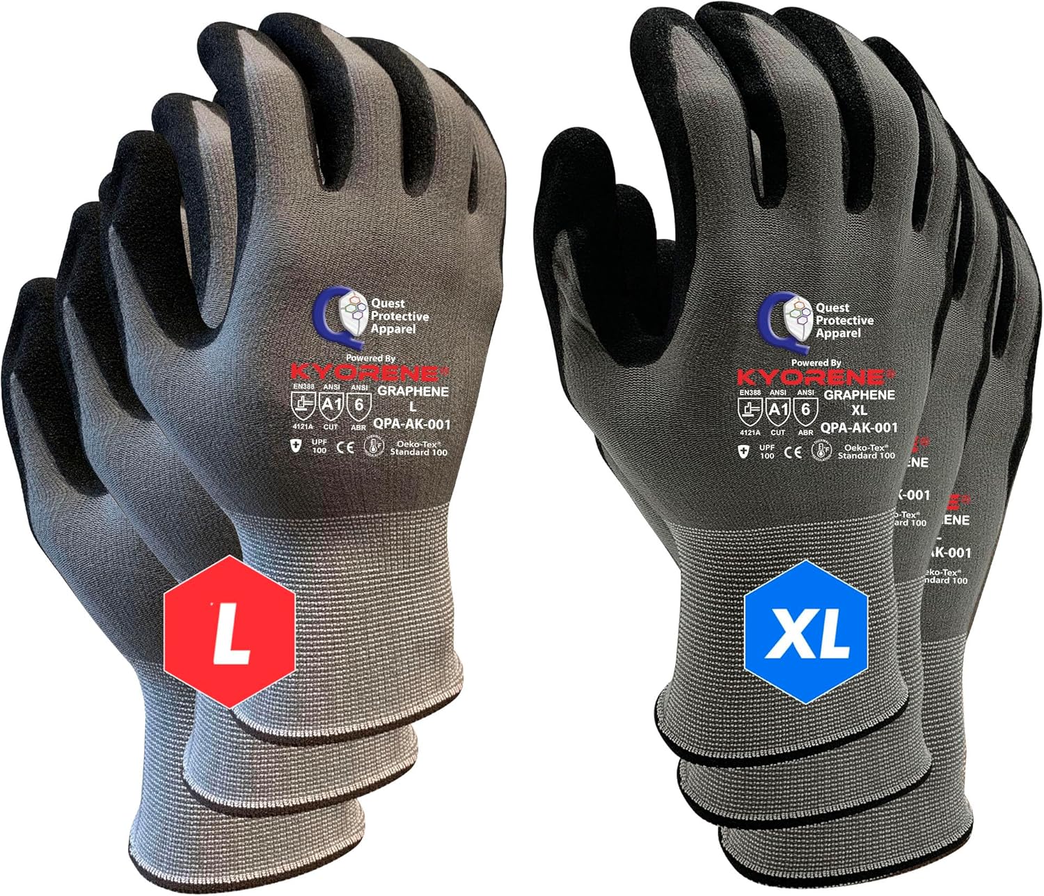 Quest Cut Resistant Work Gloves Cut Proof Working Gloves Heavy Duty