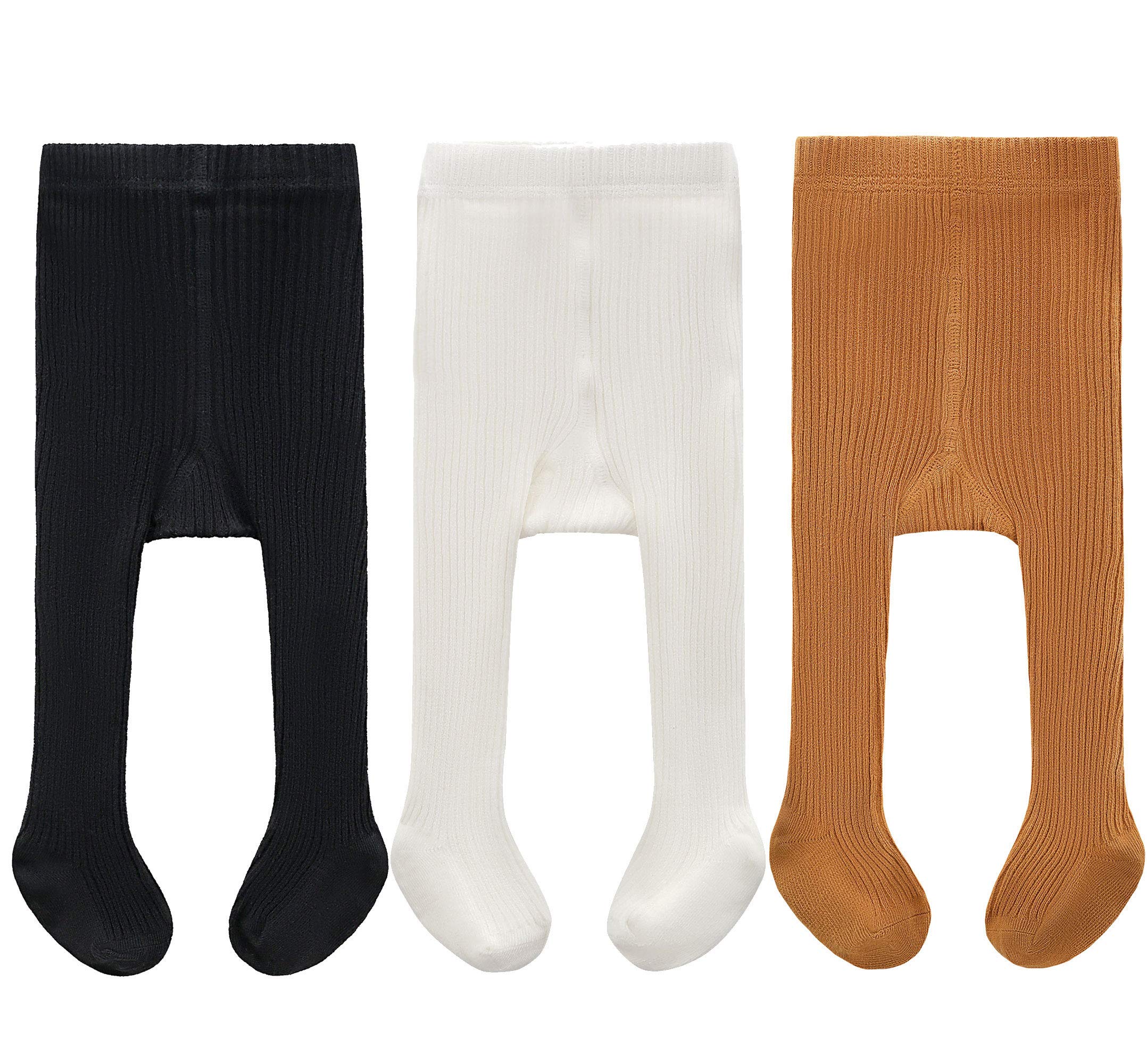 CECORC Baby Girls Tights Toddler Cable Knit Leggings Thick Cotton Infant Stockings Pantyhose 1-10T