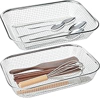 Vista 10 de Escurridor de platos, cesta de drenaje de cocina de acero inoxidable, estante compacto para secar utensilios de lavavajillas, accesorio para colgar