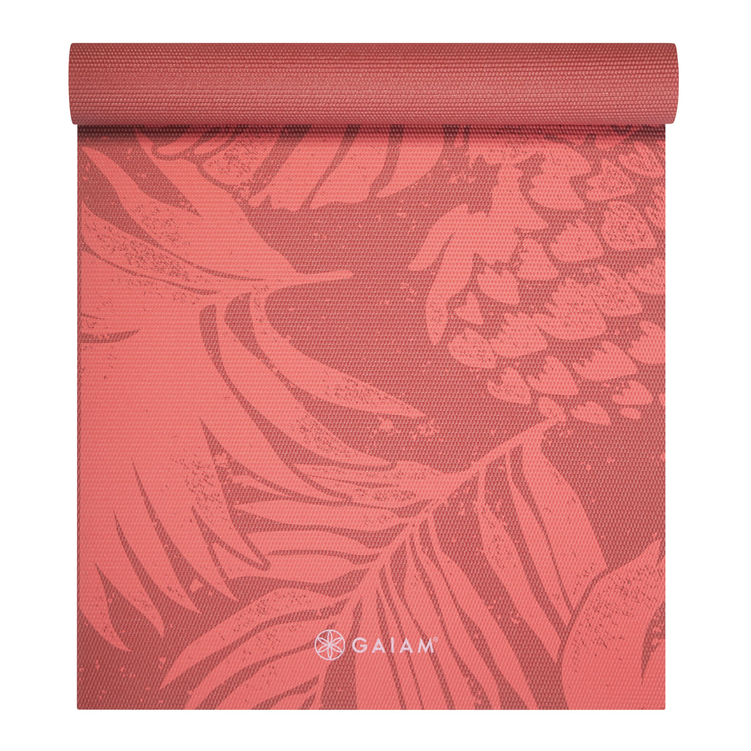 Gaiam Print Yoga Mat, Non Slip Exercise & Fitness Mat