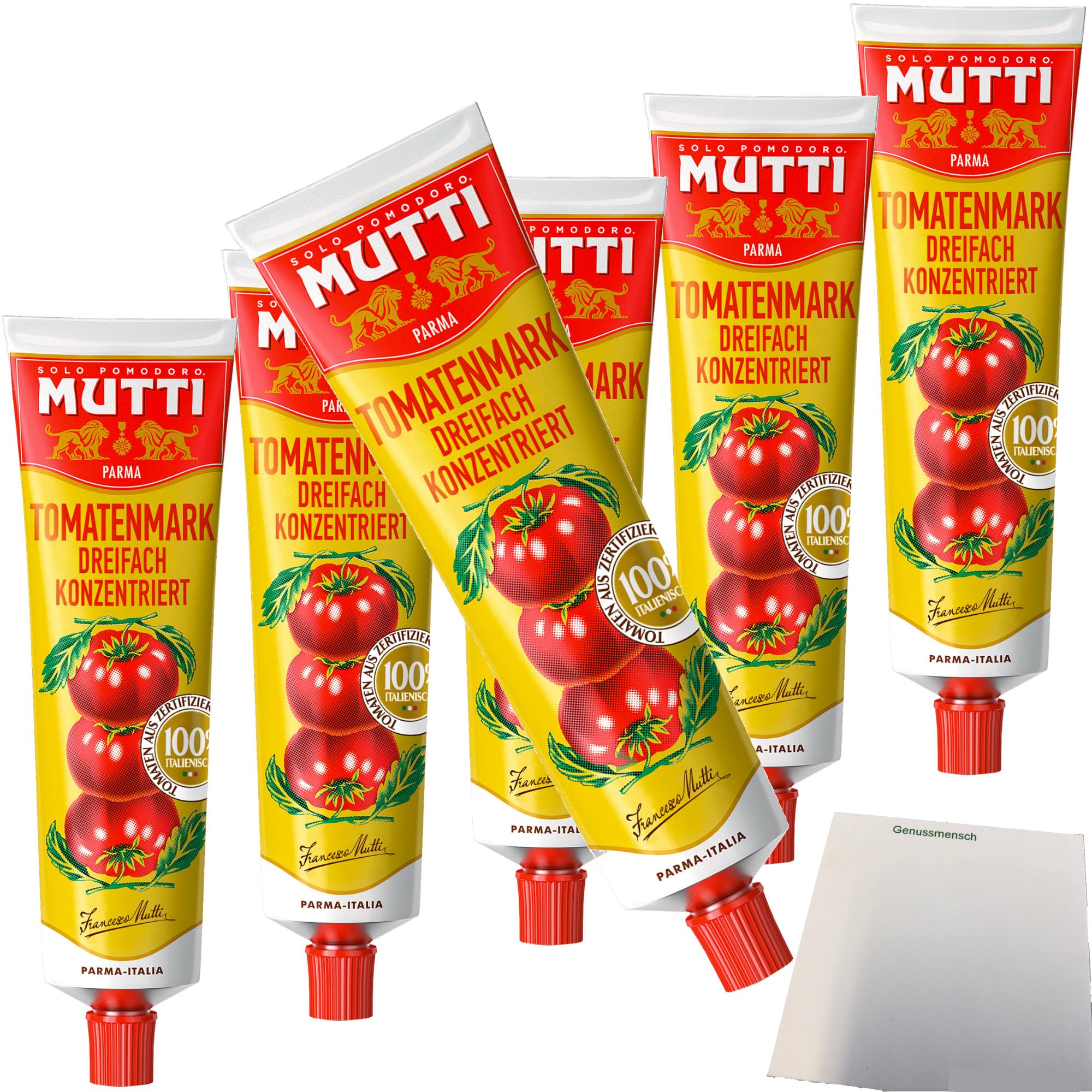 Mutti Tomatenmark dreifach konzentriert 6er Pack (6x200g Tubes)
