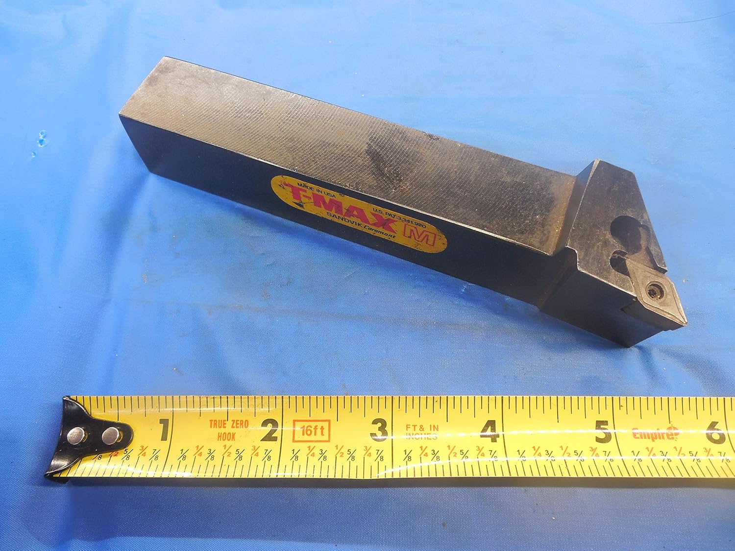 SNADVIK COROMANT MDJNL 16 3D Turning Tool Holder 1" Shank 3/8" Inserts L0M T-MAX