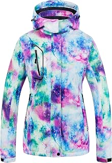 Women's Mountain Waterproof Ski Jacket Windproof Snowboarding Jacket Warm Winter Coat Raincoat