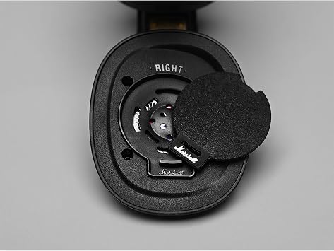 Marshall Headphones M-ACCS-00152 Monitor Headphones, Black