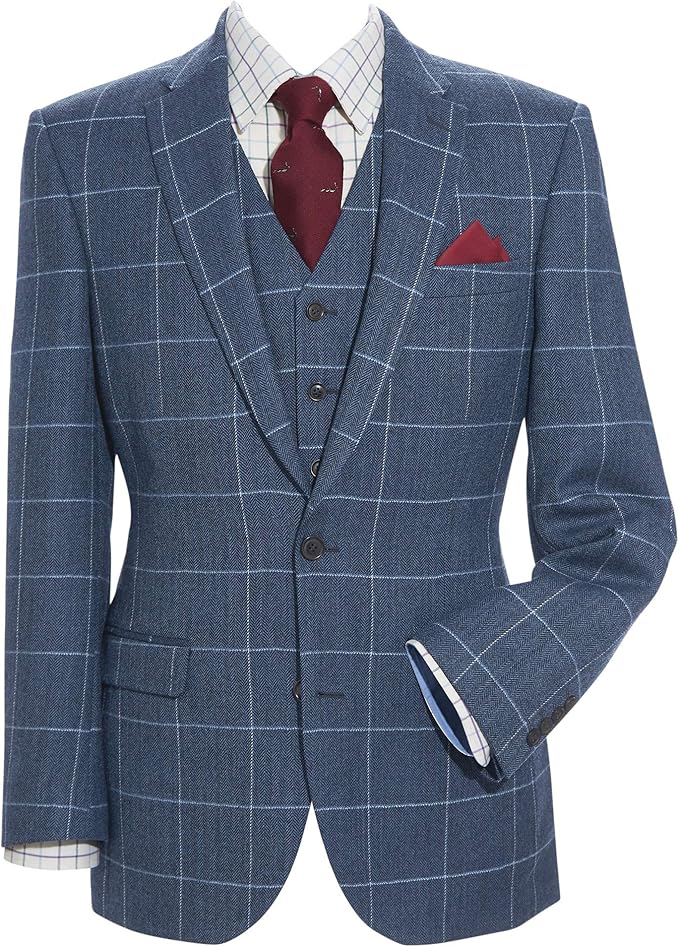 Samuel Windsor Men's 100 Wool Summer Tweed Jacket Amazon.co.uk Fashion