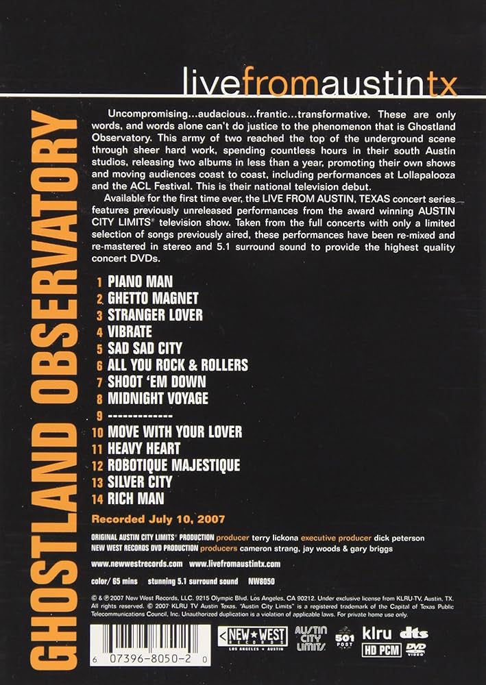 Amazon.co.jp: Live From Austin Texas (Ac3) [DVD] : DVD