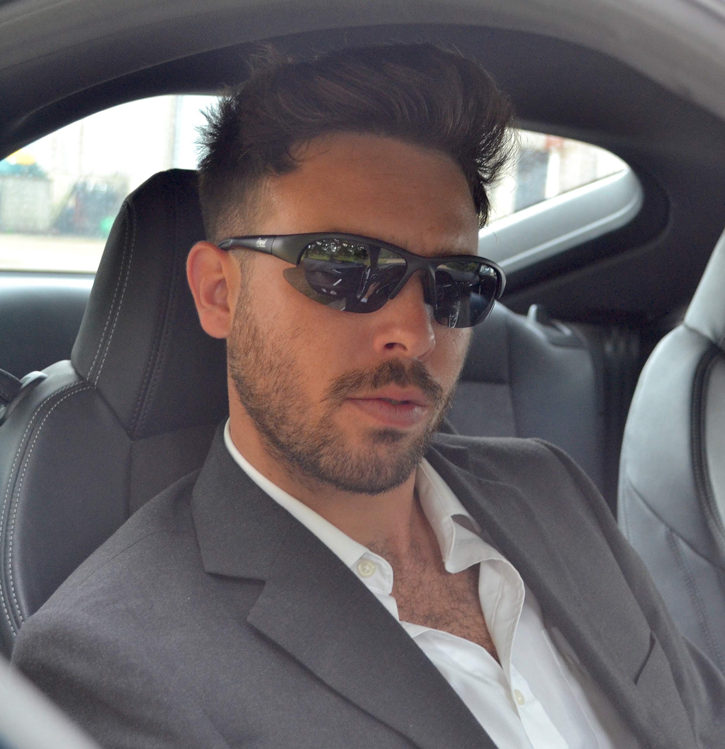 Transition Sports lunettes de soleil pour homme et femme avec verres photochromiques qui s'assombrissent avec la lumière (claire – Cat 3) pour la conduite, le vélo, la course à pied