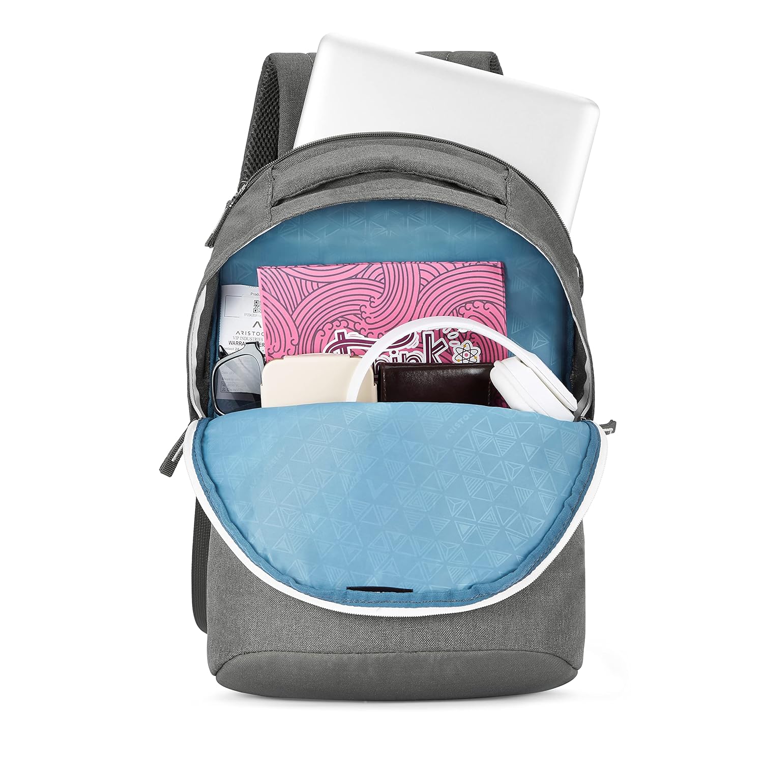 Aristocrat 2 Compartment Laptop Bag Grey 23 91G9mJtTiNL. SL1500