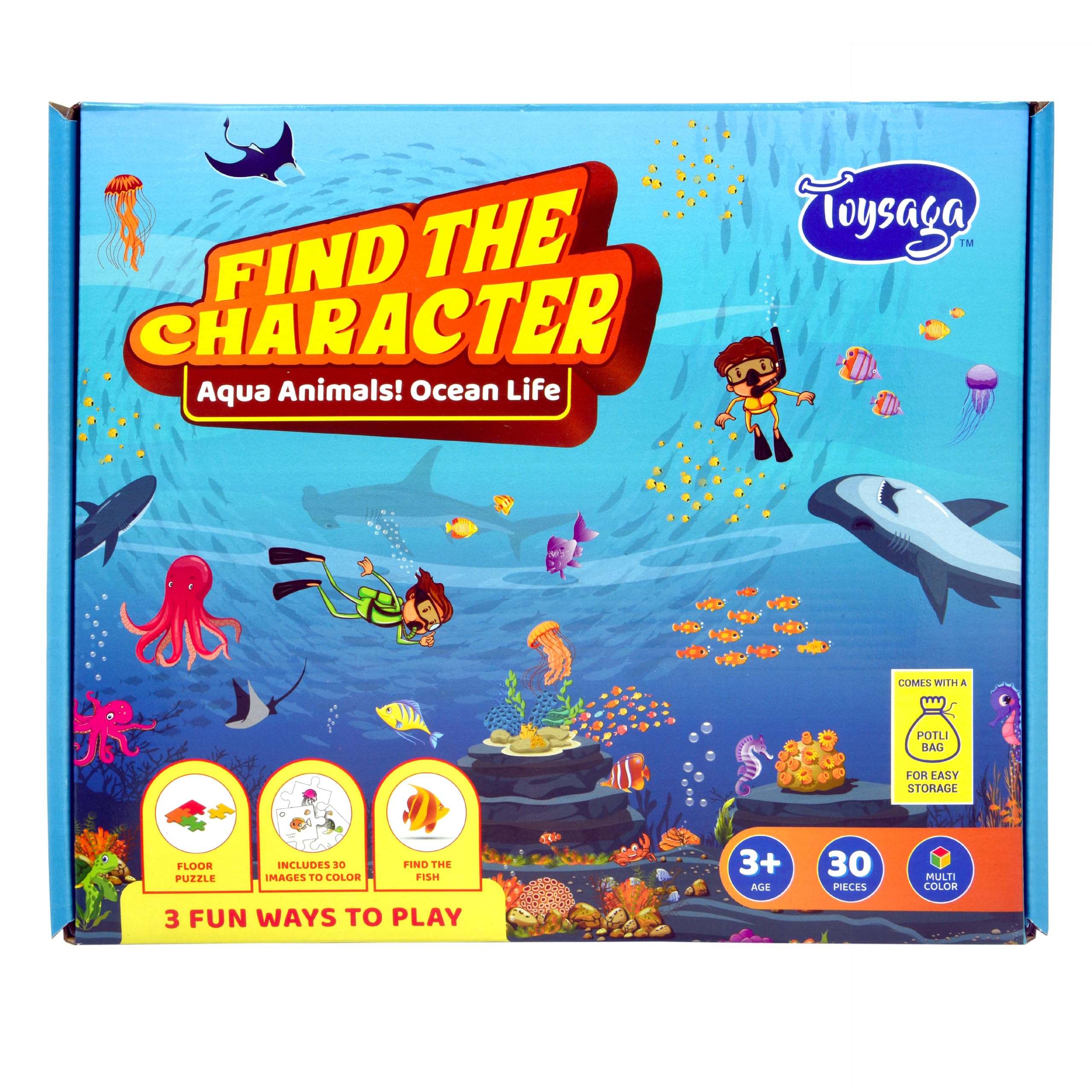 See full amazon price history chart for Toysaga Find The Character| Aqua Animals! Ocean Life| 30 Pieces Floor Puzzle for Kids Above 3+ Years| Jigsaw Puzzle| Find The Fish| Coloring DIY Activity| Fun Educational Game| Gift for Boys & Girls Toysaga Find The Character| Aqua Animals! Ocean Life| 30 Pieces Floor Puzzle for Kids Above 3+ Years| Jigsaw Puzzle| Find The Fish| Coloring DIY Activity| Fun Educational Game| Gift for Boys & Girls (B0D73YG7SY) Amazon Price History, Amazon Price Tracker