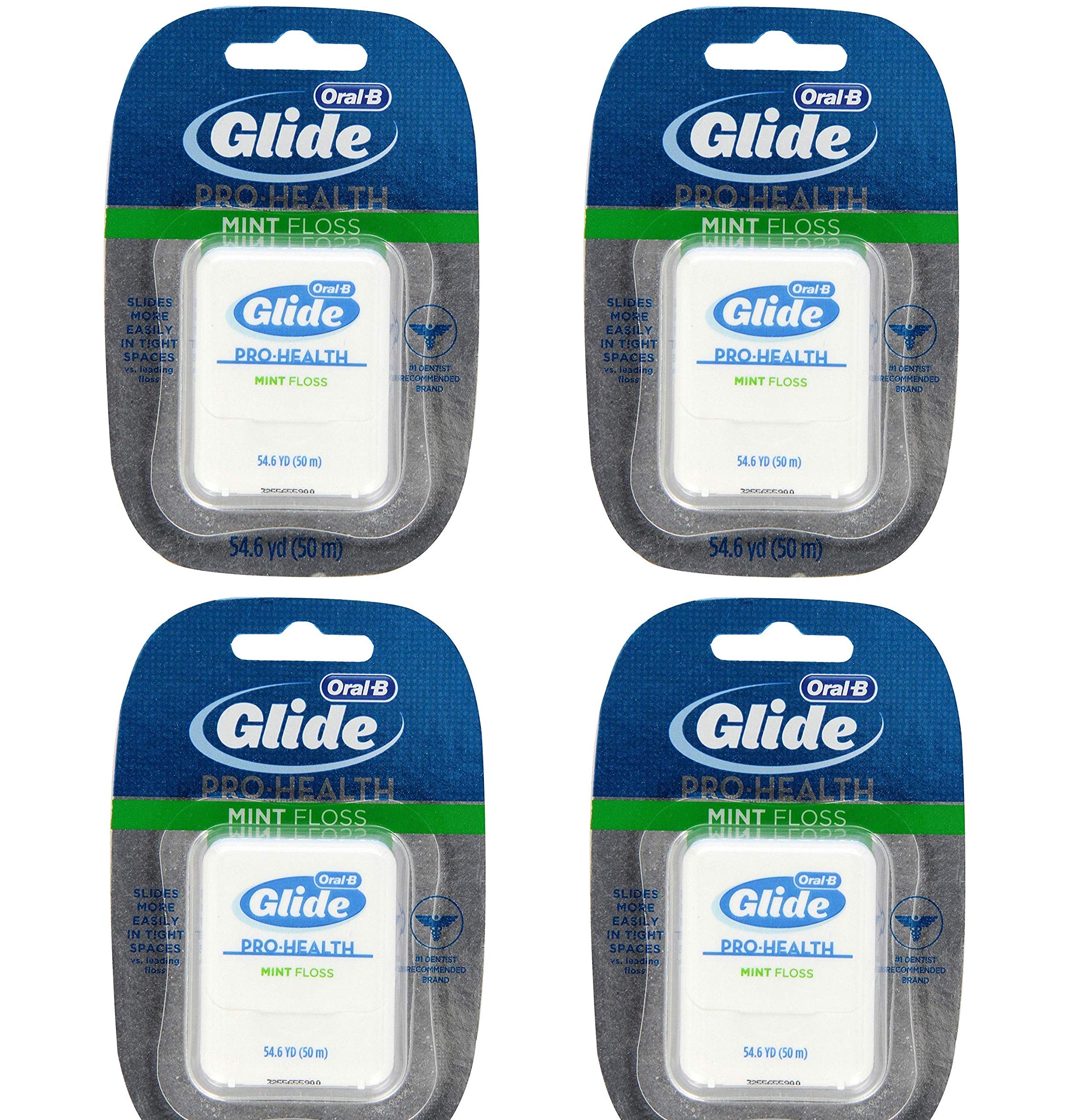 Glide Mint Floss 54.60 yardas (paquete de 4)