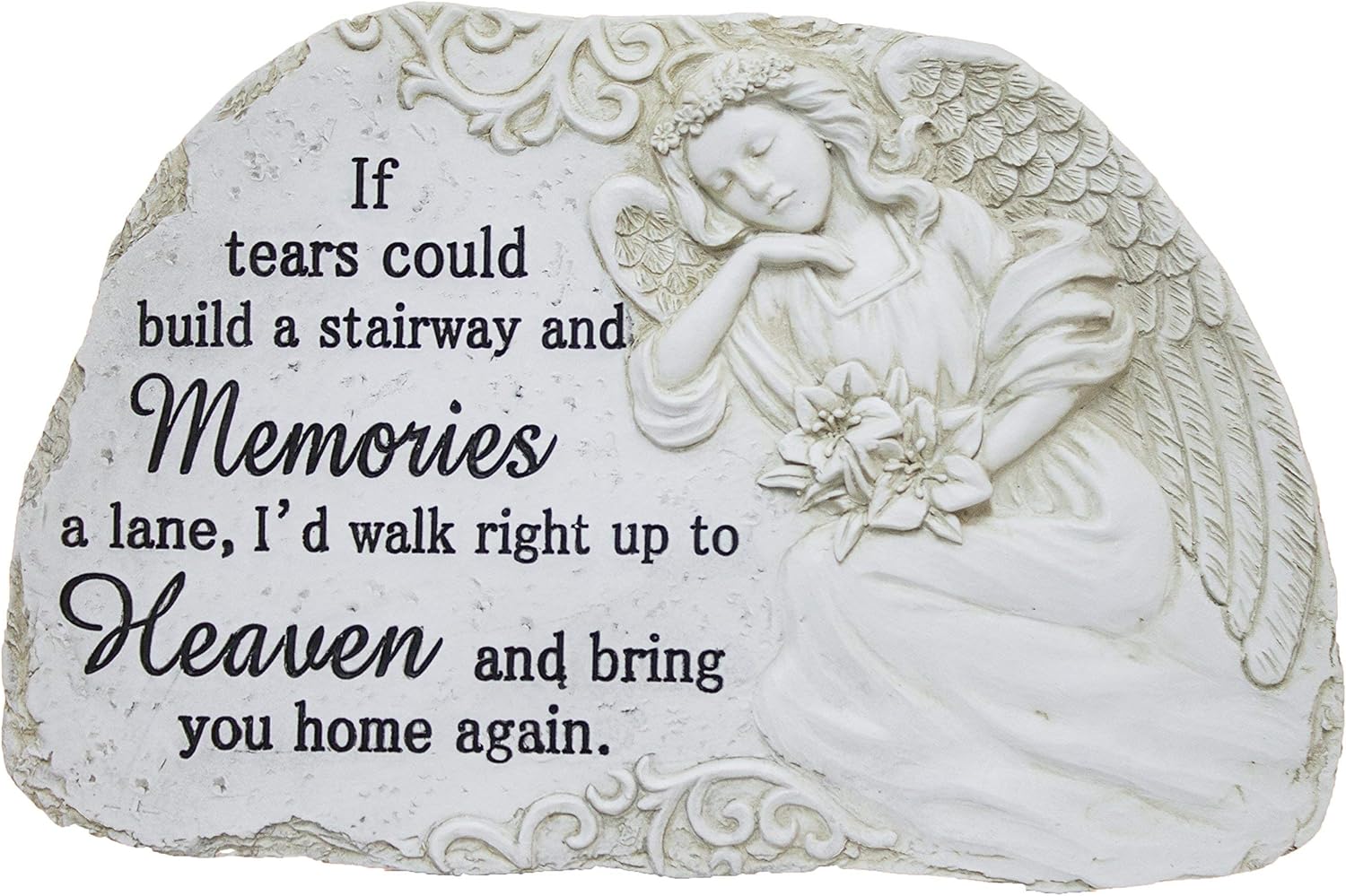 Gnz 11 Inch Wide Polystone Merorial Stone/Plaque If tears